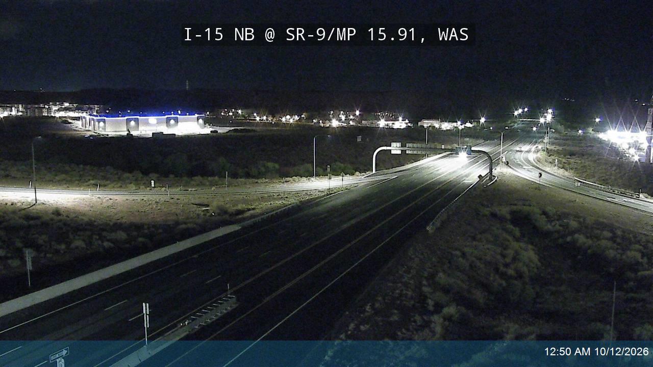 I-15 NB @ State St / SR-9 / MP 15.91, WAS