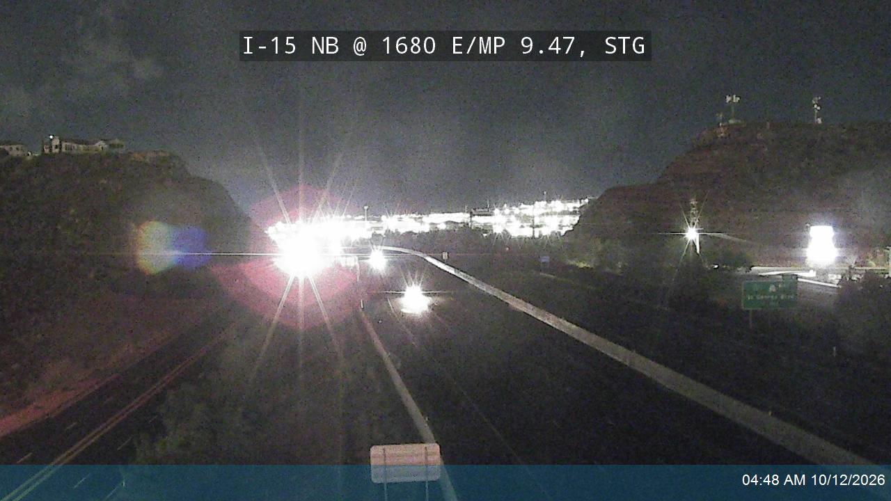 I-15 NB @ 1680 E / MP 9.47, STG