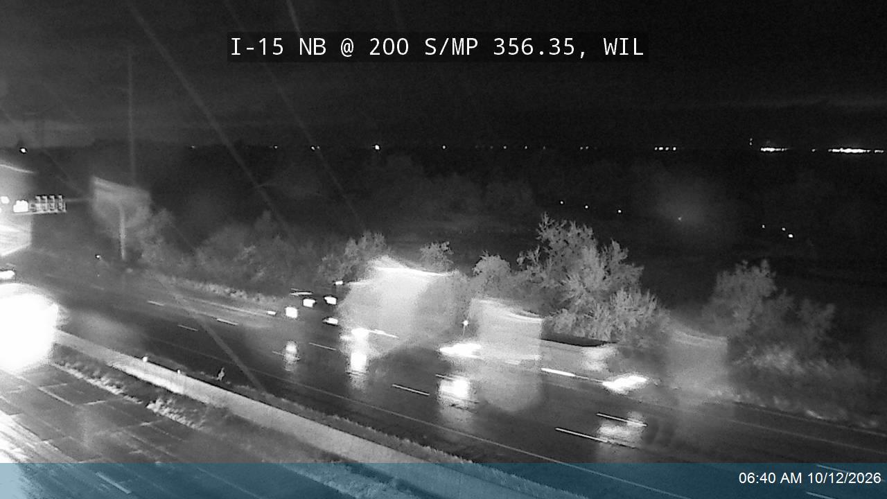 I-15 NB @ 200 S / MP 356.35, WIL