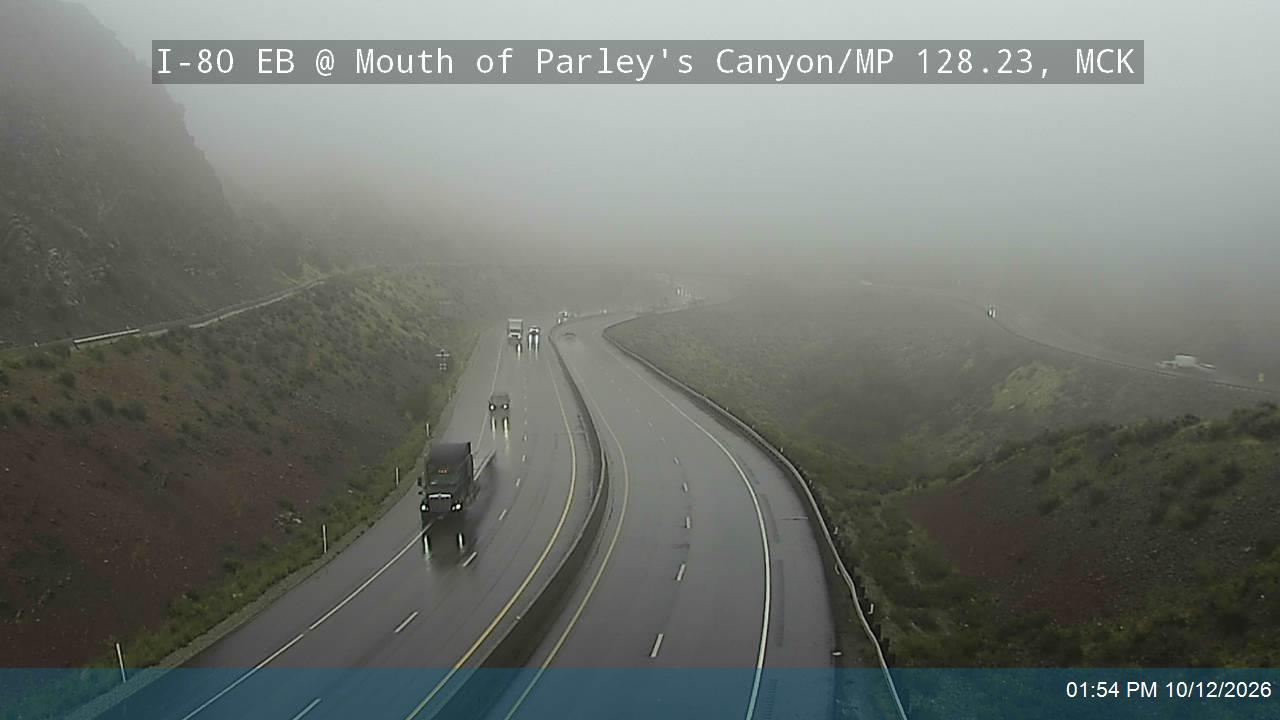 I-80 EB @ Mouth of Parleys Canyon / MP 128.23, SL