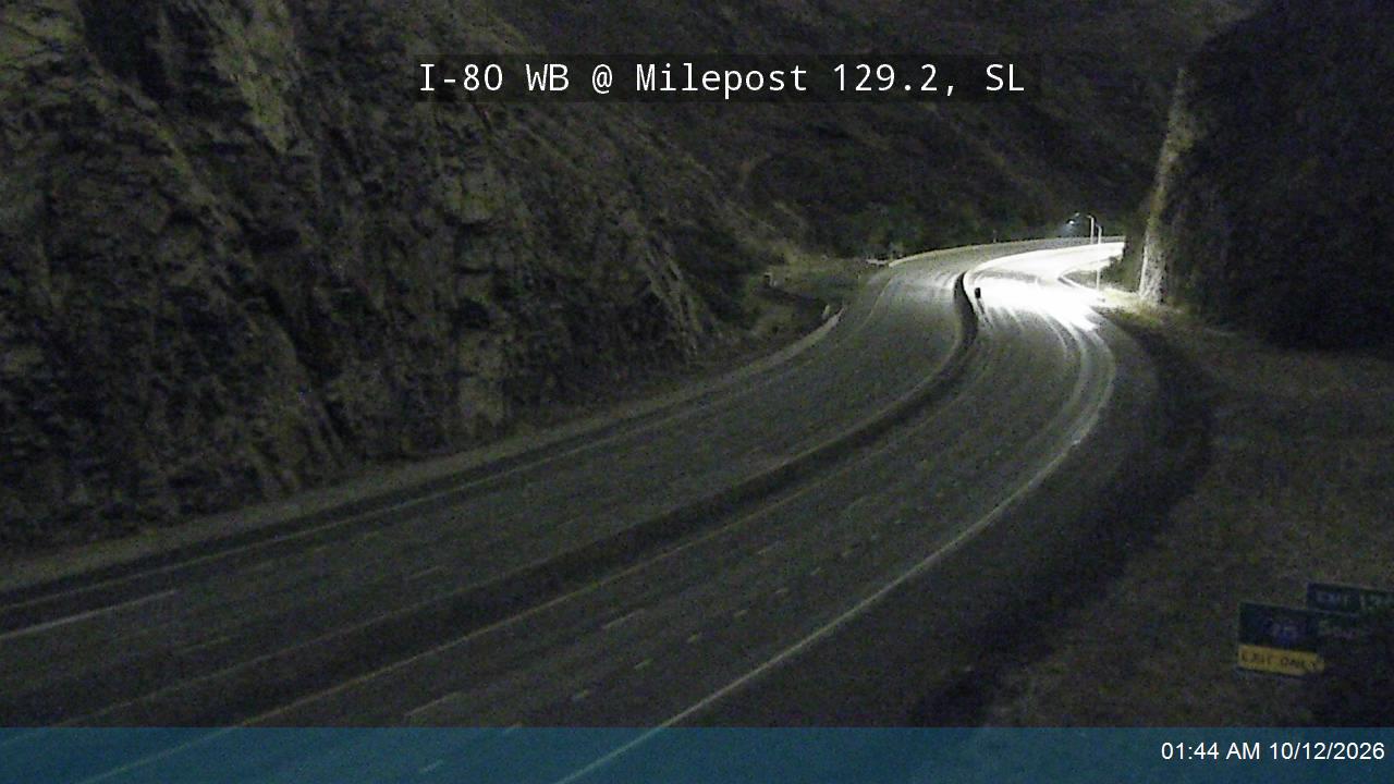I-80 / Parleys Canyon WB @ Chain Up Area West / MP 129.2, SL