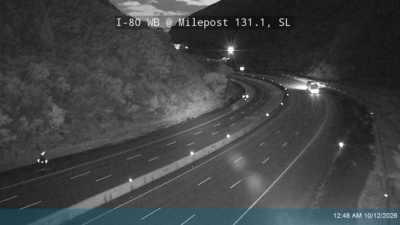 I-80 / Parleys Canyon WB @ Milepost 131.1, SL