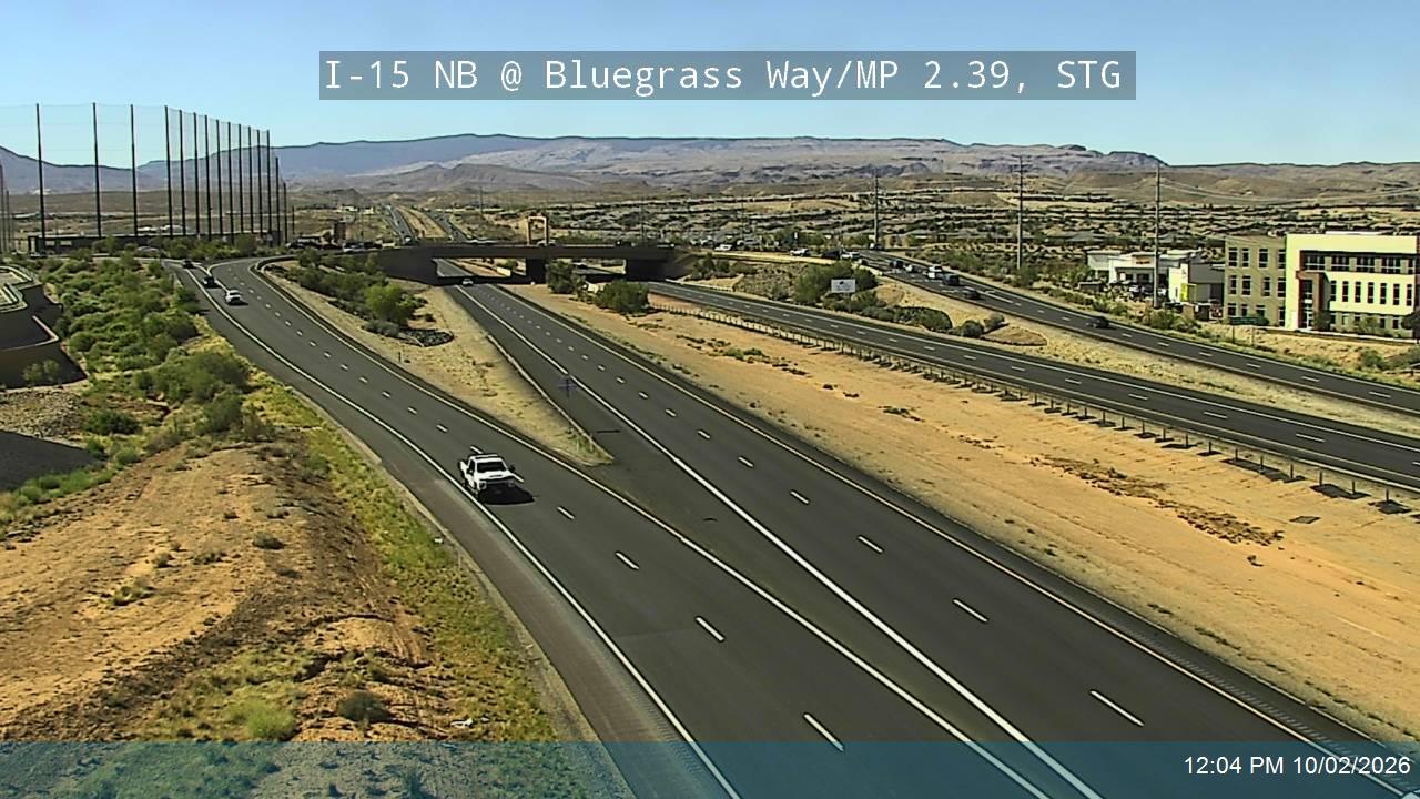 I-15 NB @ Bluegrass Way / MP 2.39, STG