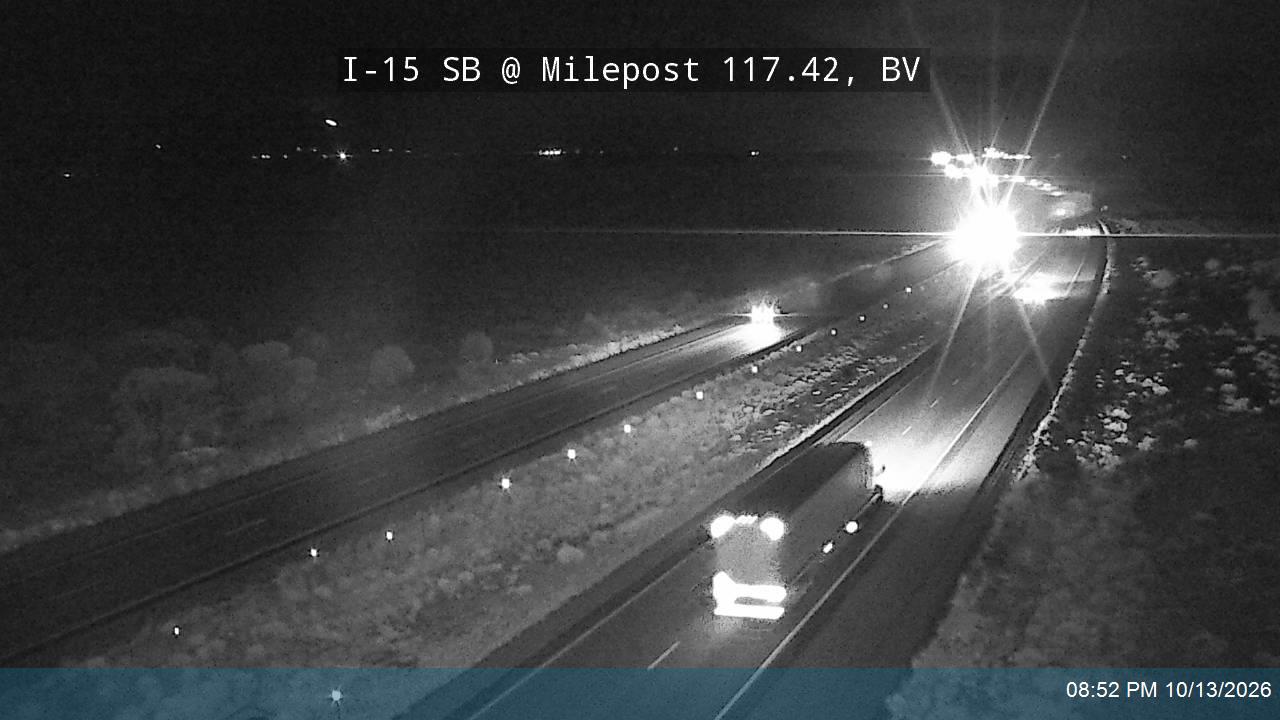 I-15 SB @ Milepost 117.42, BV