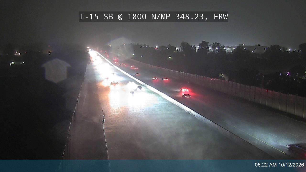 I-15 SB @ 1800 N / Harrisville Rd / MP 348.23, FRW