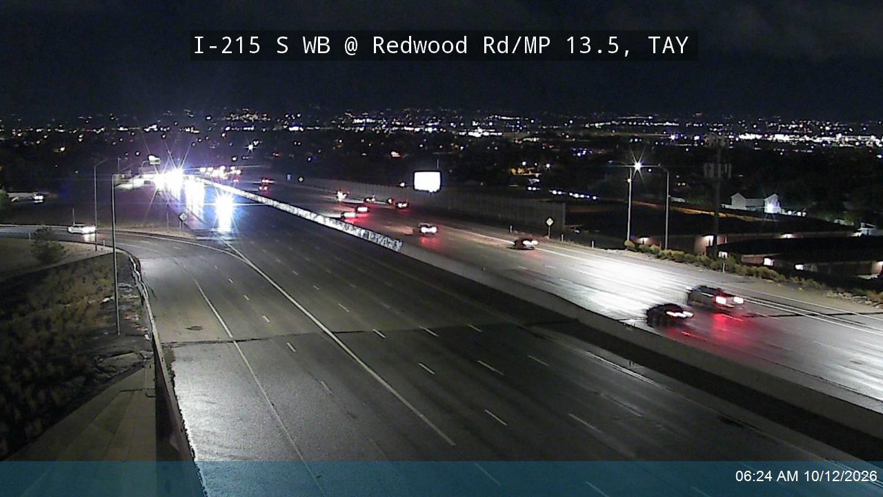 I-215 S WB @ Redwood Rd / SR-68 / MP 13.5, TAY