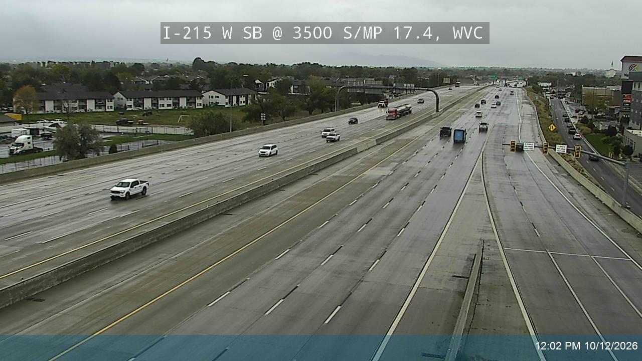 I-215 W SB @ 3500 S / SR-171 / MP 17.4, WVC
