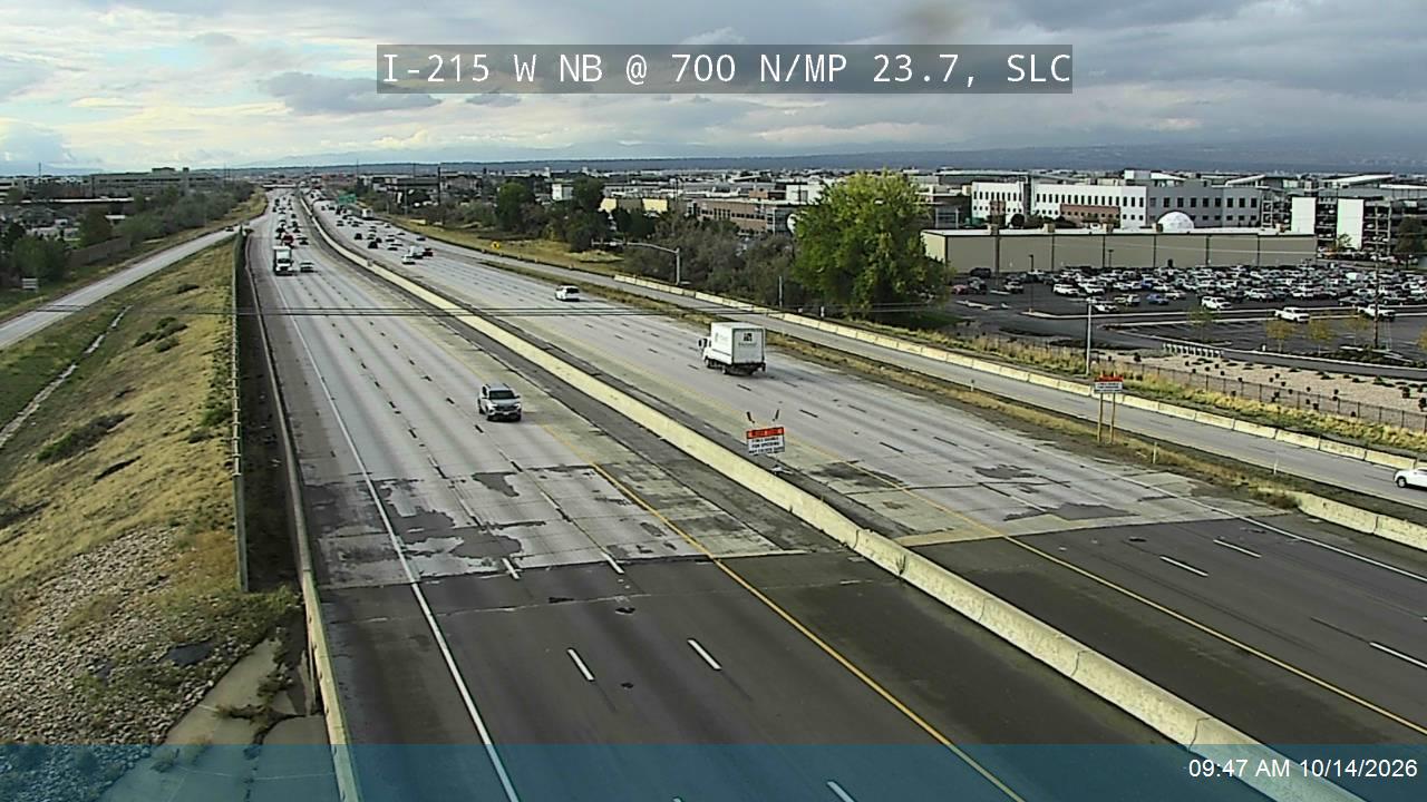 I-215 W NB @ 700 N / MP 23.7, SLC