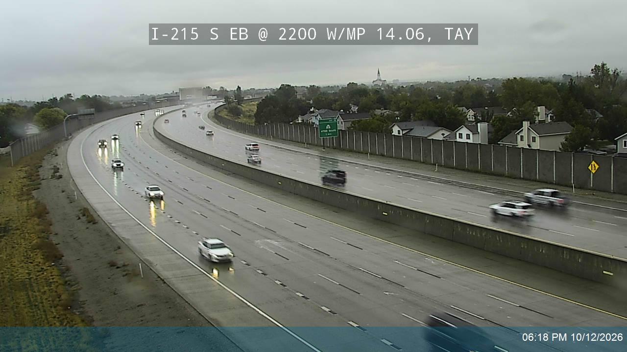I-215 S EB @ 2200 W / MP 14.06, TAY