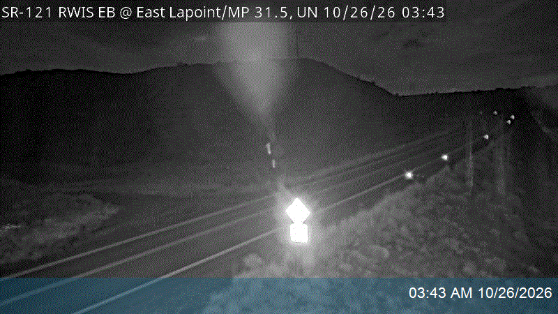 SR-121 RWIS EB @ East Lapoint / MP 31.45, UN