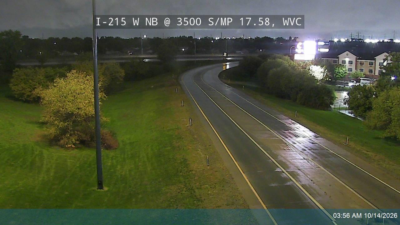 I-215 W NB @ 3500 S / SR-171 / MP 17.58, WVC