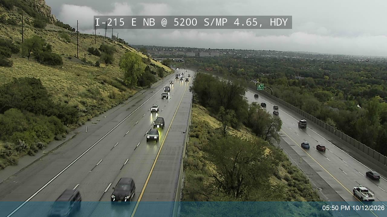 I-215 E NB @ 5200 S / MP 4.65, HDY