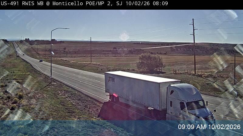 US-491 RWIS WB @ Monticello POE / MP 2, SJ