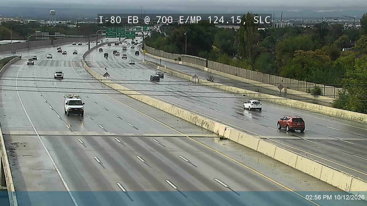 I-80 EB @ 700 E / SR-71 / MP 124.15, SLC
