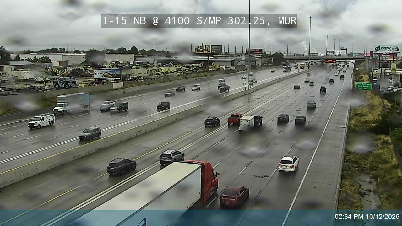 I-15 NB @ 4100 S / MP 302.25, MUR