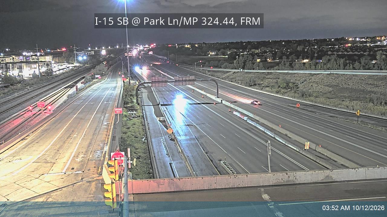 I-15 SB @ Park Ln / 1100 W / SR-225 / MP 324.44, FRM