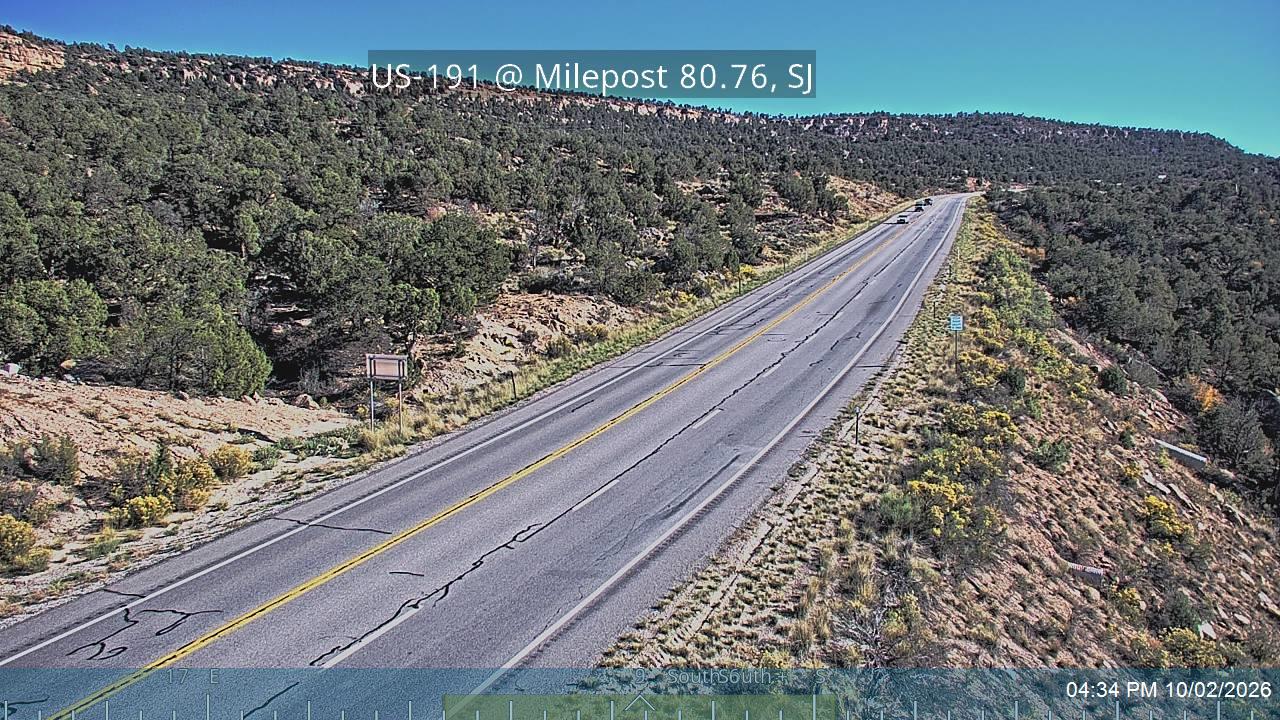 US-191 @ Milepost 80.76, SJ