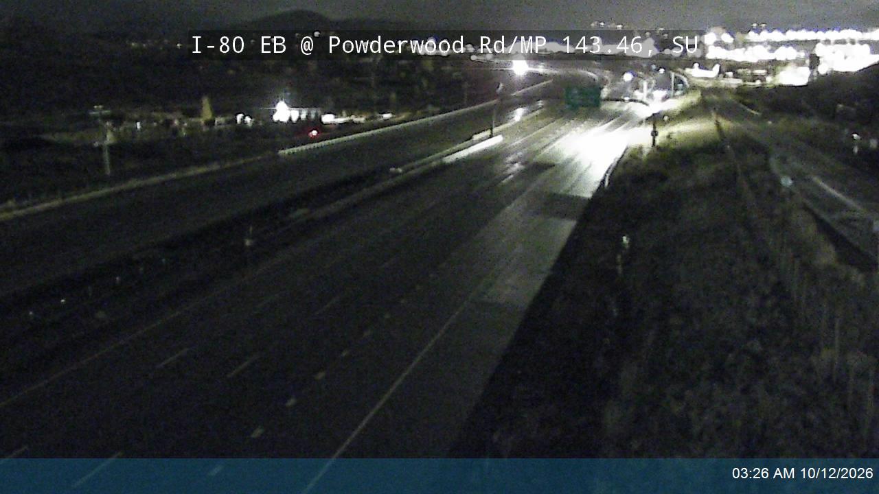 I-80 EB @ Powderwood Rd / MP 143.46, SU
