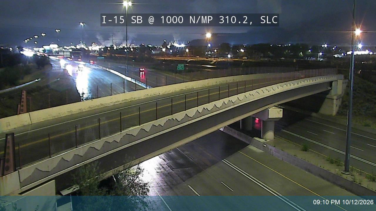 I-15 SB @ 1000 N / MP 310.2, SLC