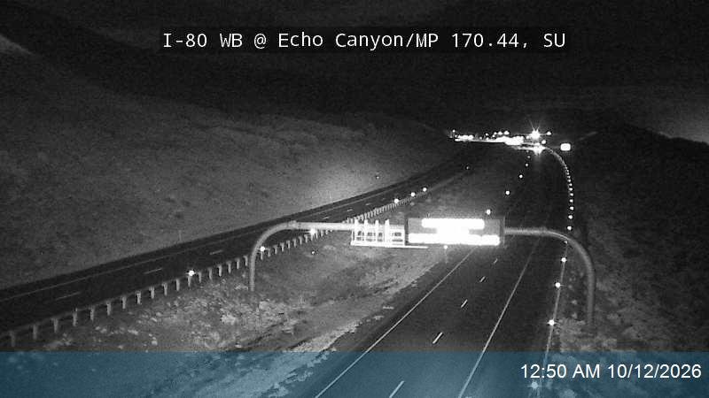 I-80 WB @ Echo Canyon / MP 170.44, SU