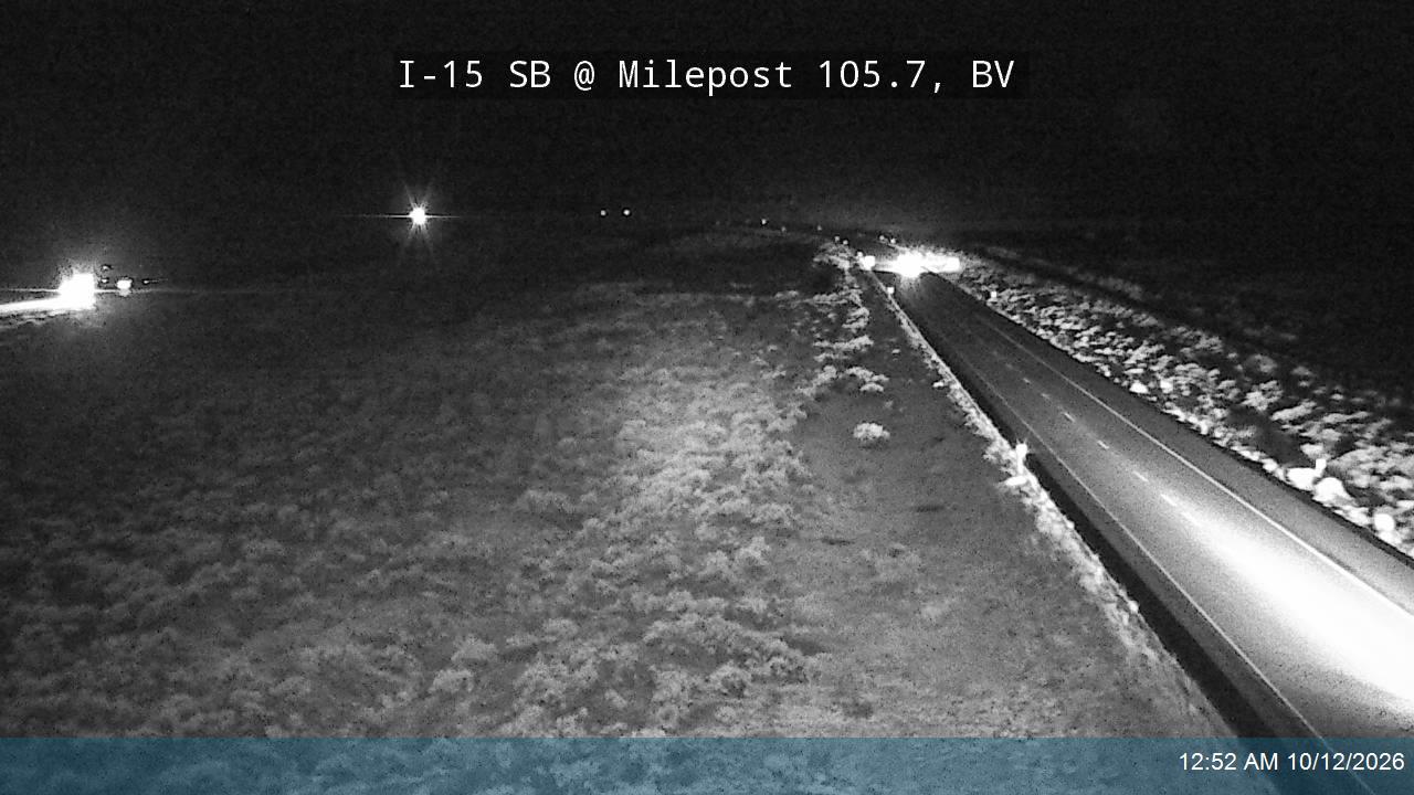 I-15 SB @ Milepost 105.7, BV