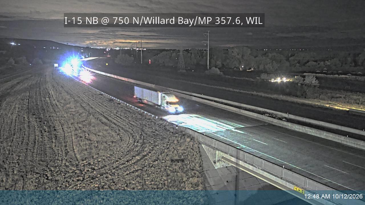 I-15 NB @ 750 N / Willard Bay / SR-315 / MP 357.6, WIL