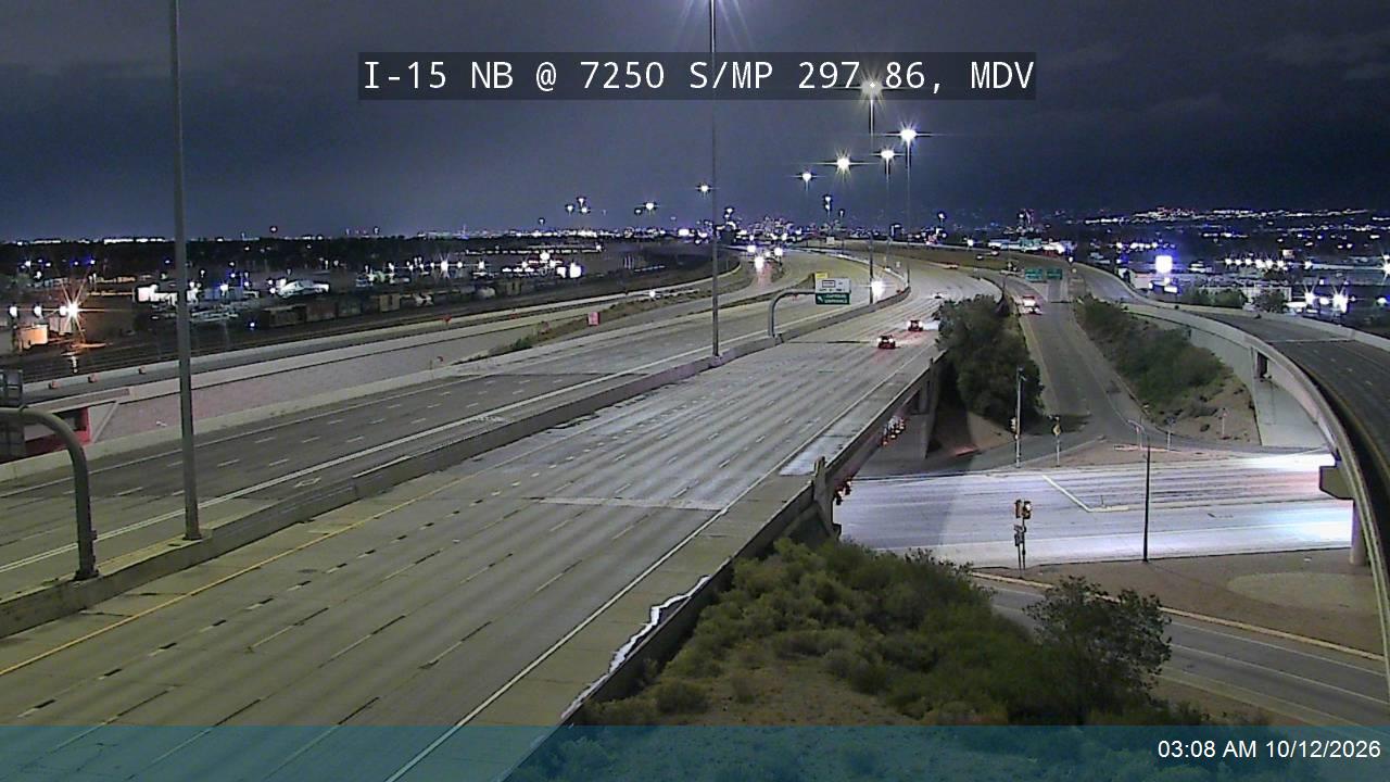 I-15 NB @ 7250 S / MP 297.86, MDV