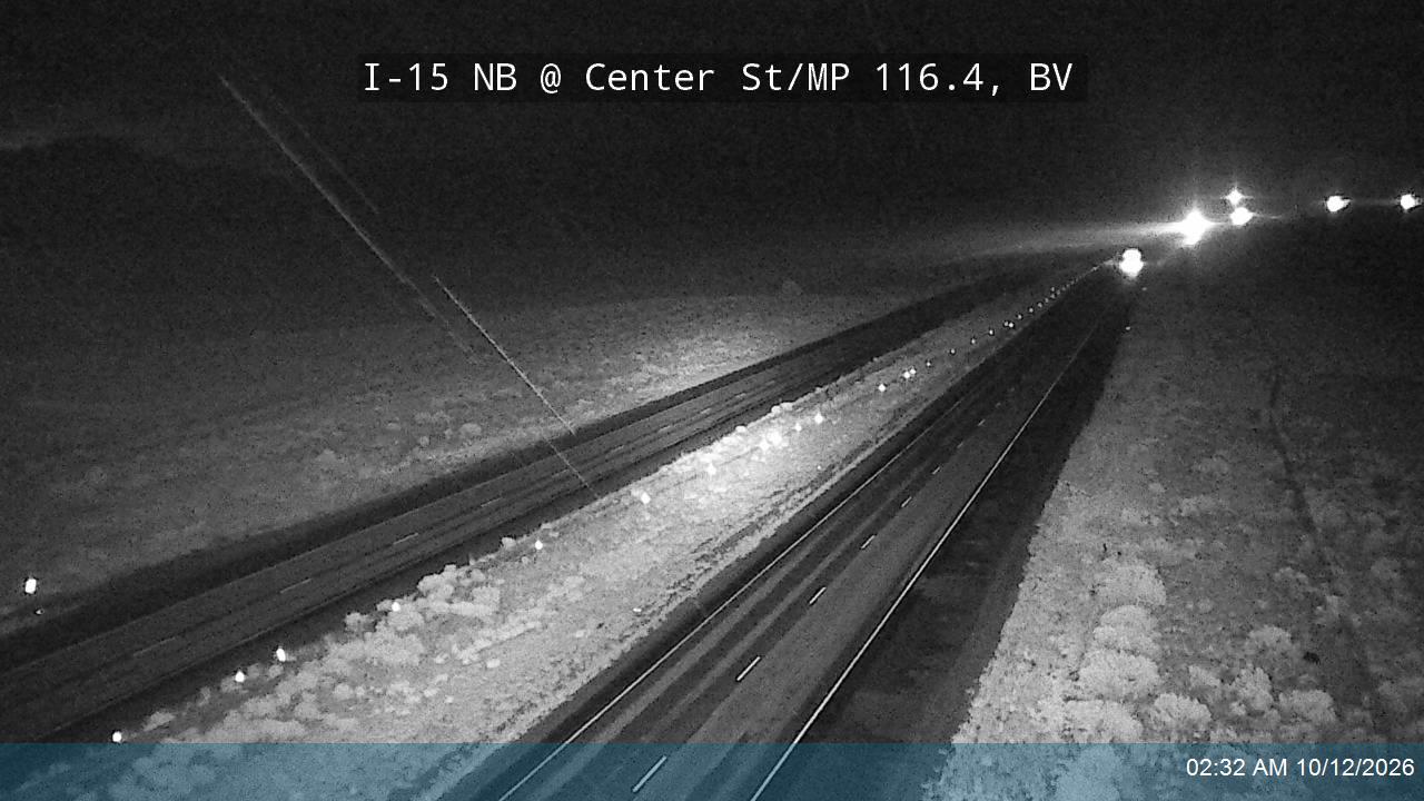 I-15 NB @ Center St / MP 116.4, BV