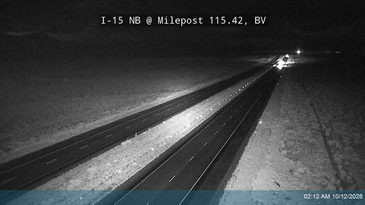 I-15 NB @ Milepost 115.42, BV