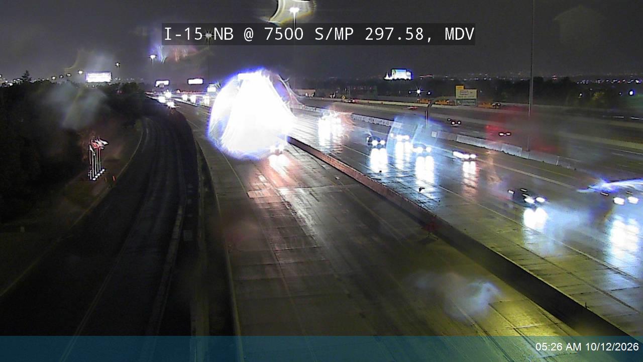 I-15 NB @ 7500 S / MP 297.58, MDV