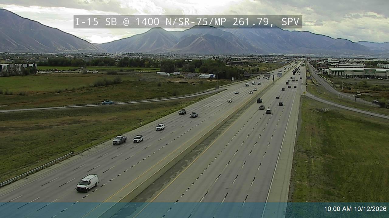 I-15 SB @ 1400 N / SR-75 / MP 261.79, SPV