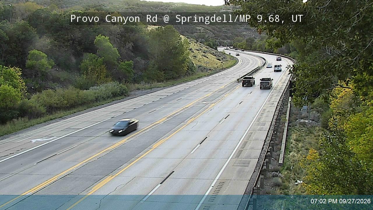 Provo Canyon Rd / US-189 @ Springdell / MP 9.68, UT
