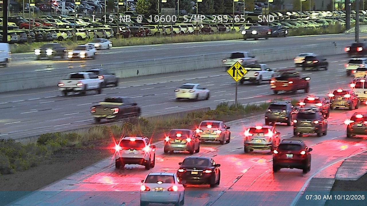 I-15 NB @ 10600 S / SR-151 / MP 293.65, SND