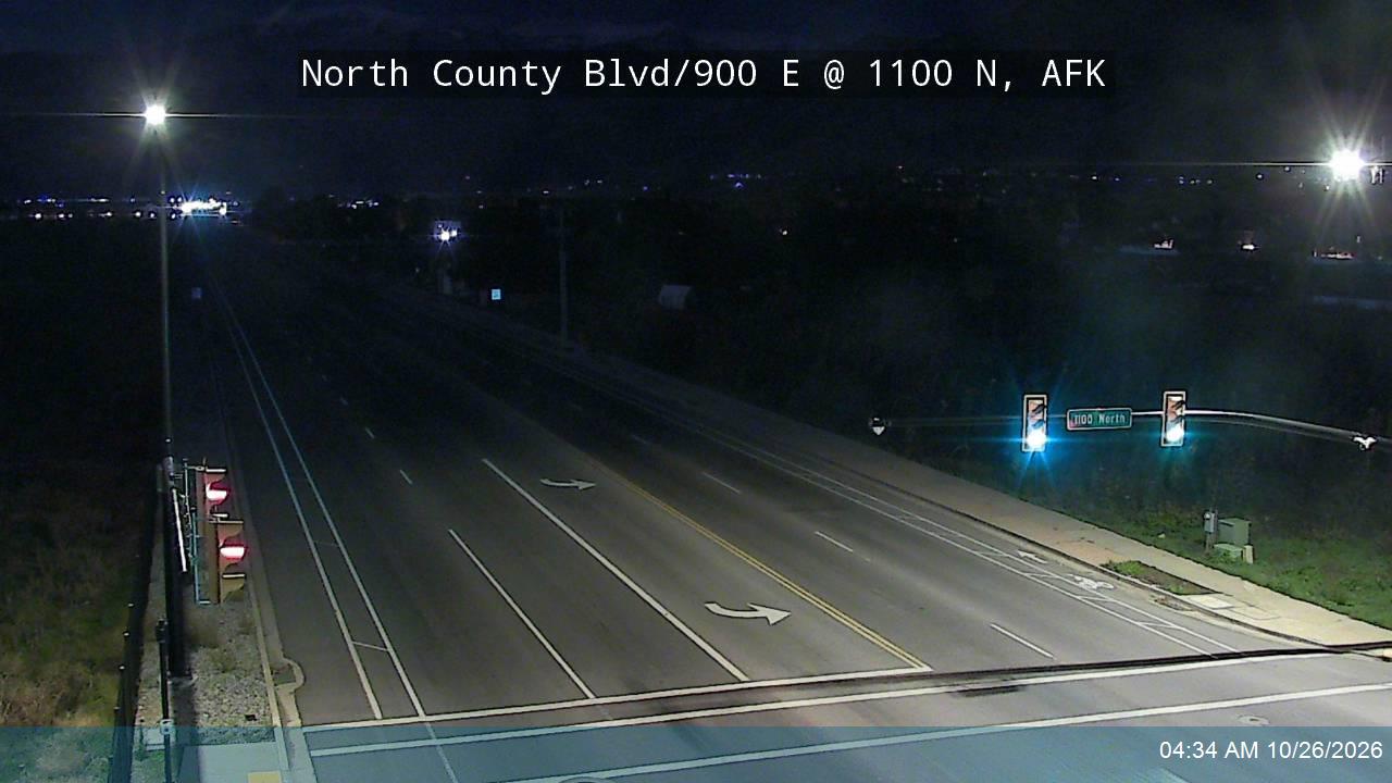North County Blvd / 900 E / SR-129 @ 1100 N, AFK