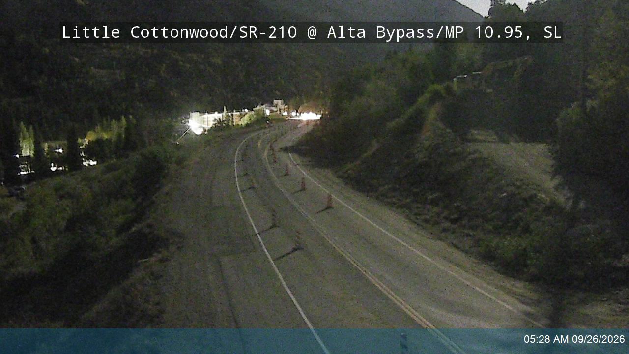 Little Cottonwood Rd / SR-210 EB @ Alta Bypass / MP 10.95, SL