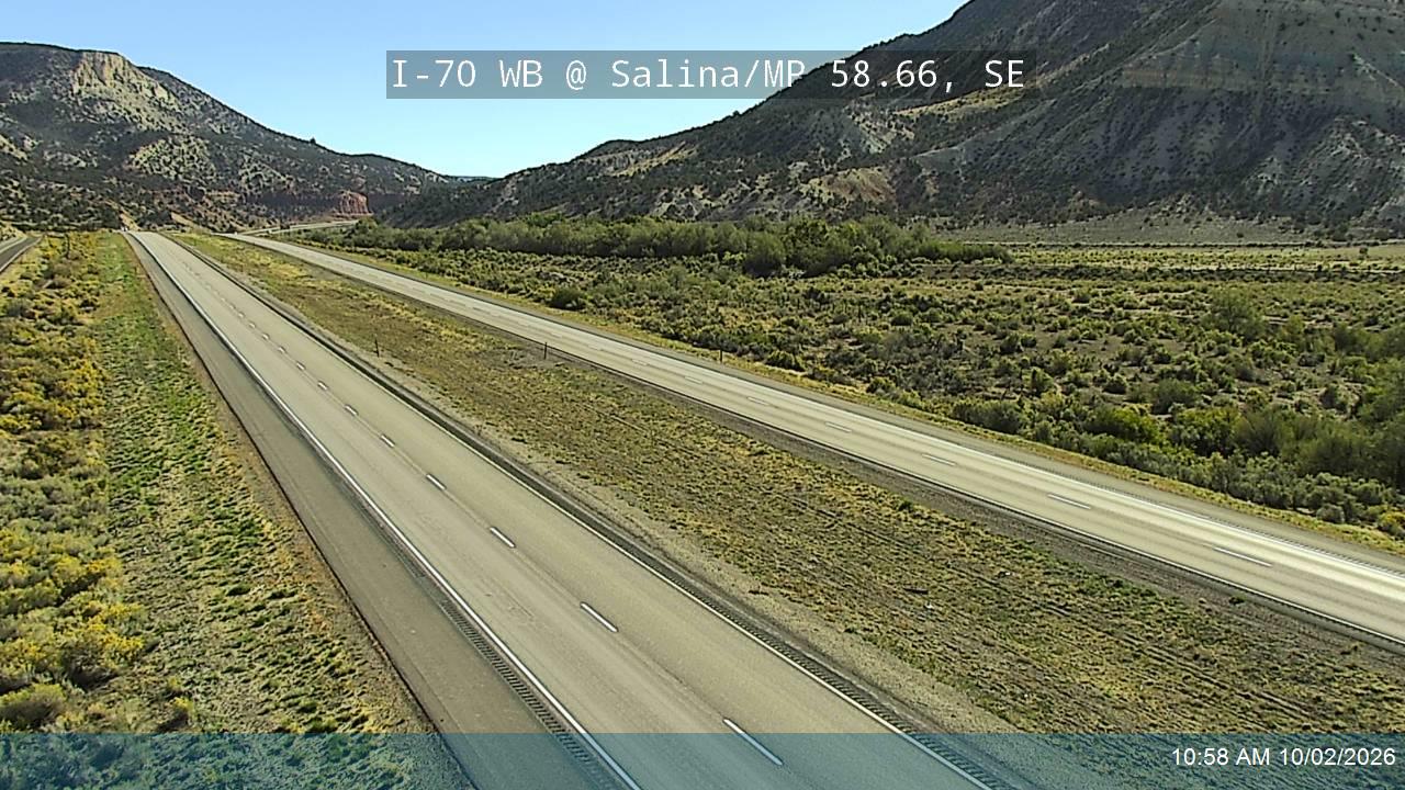 I-70 WB @ Salina VMS / MP 58.66, SE