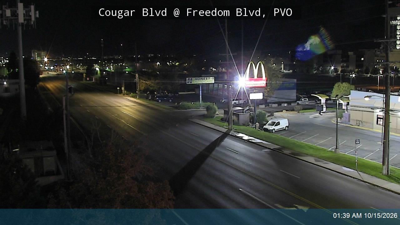 Cougar Blvd / 1230 N @ Freedom Blvd / 200 W, PVO