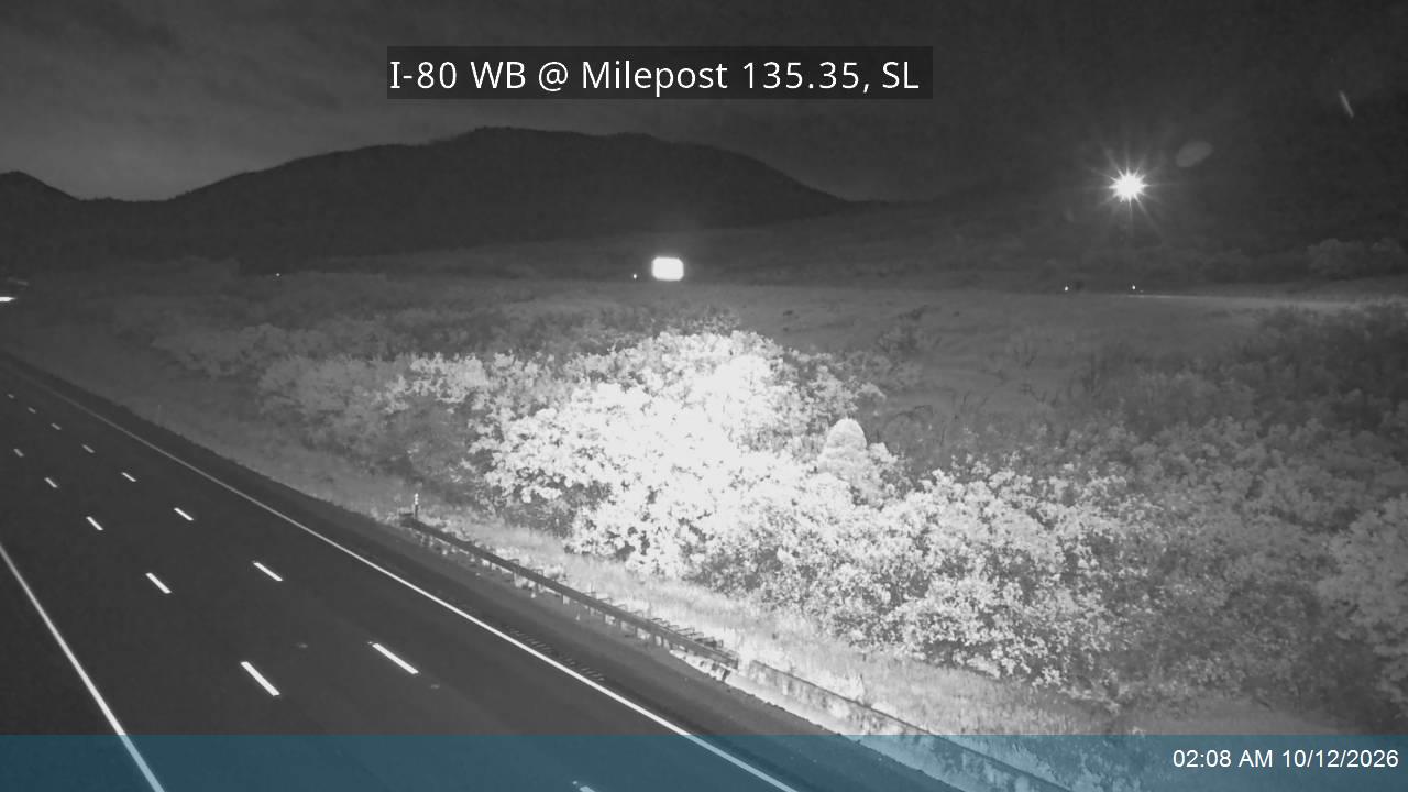 I-80 / Parleys Canyon WB @ Milepost 135.35, SL