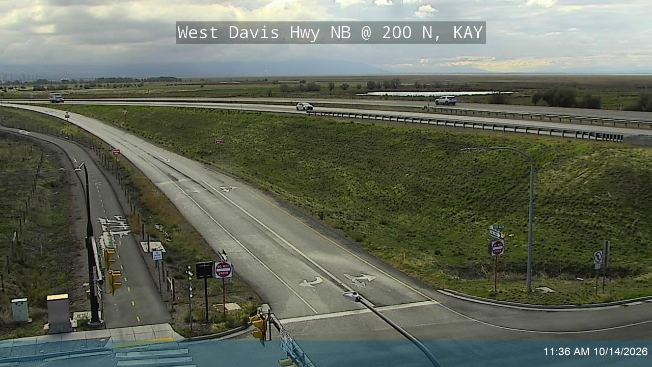 West Davis Hwy / SR-177 NB @ 200 N / MP 7.69, KAY