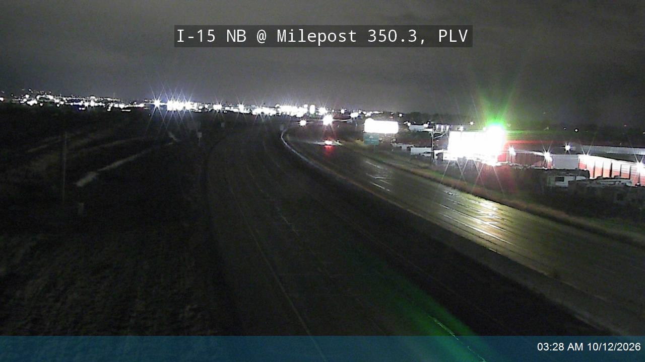 I-15 NB @ Milepost 350.3, PLV