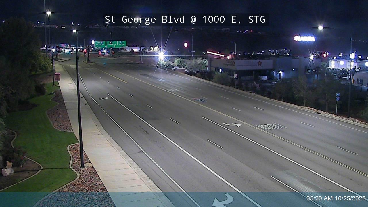St George Blvd / SR-34 @ 1000 E, STG
