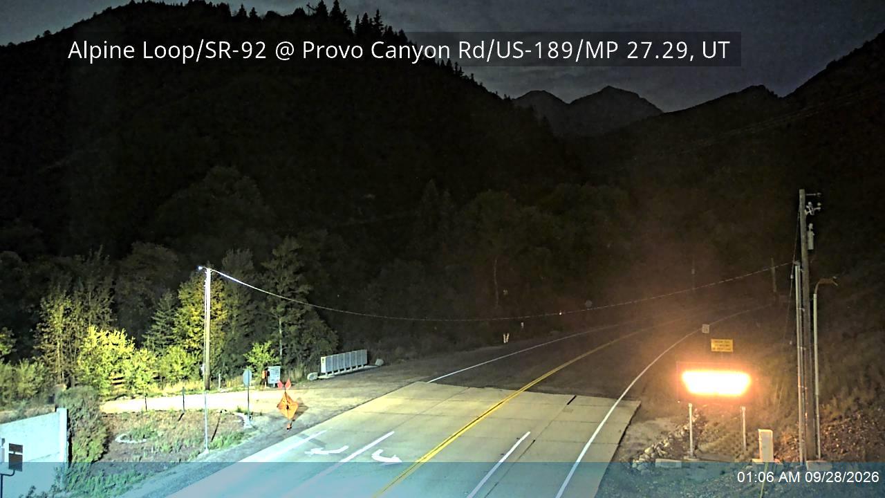 SR-92 @ Milepost 27.29, UT