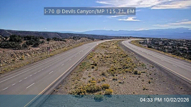 I-70 @ Devils Canyon / MP 115.71, EM