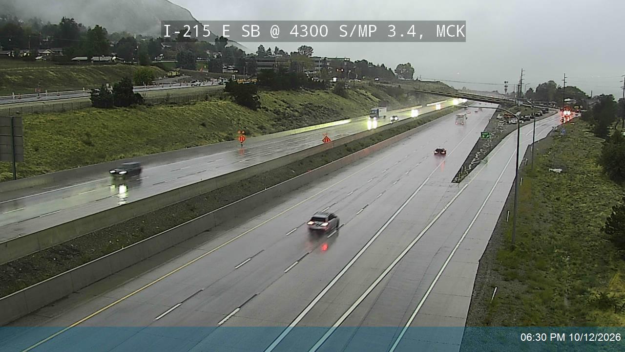 I-215 E SB @ 4300 S / MP 3.4, MCK