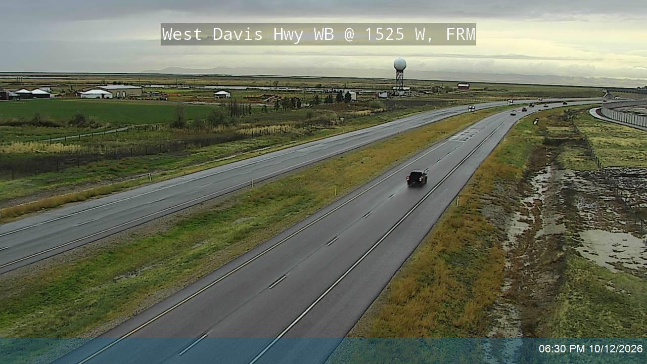 West Davis Hwy / SR-177 WB @ 1525 W / MP 1.49, FRM