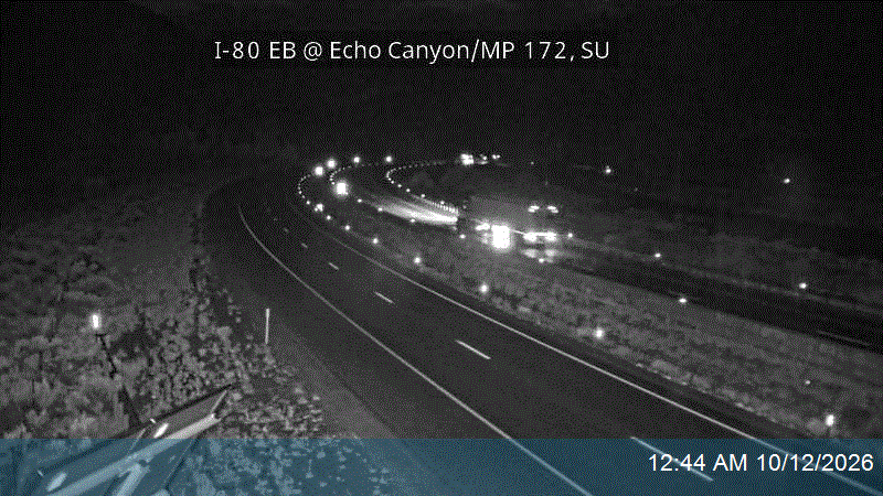 I-80 EB @ Echo Canyon / MP 172, SU