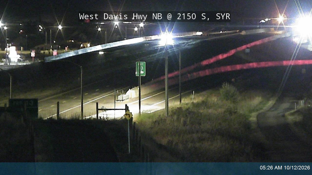 West Davis Hwy / SR-177 NB @ 2150 S / MP 13.31, SYR