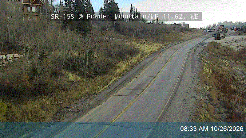 SR-158 @ Powder Mountain / MP 11.62, WB