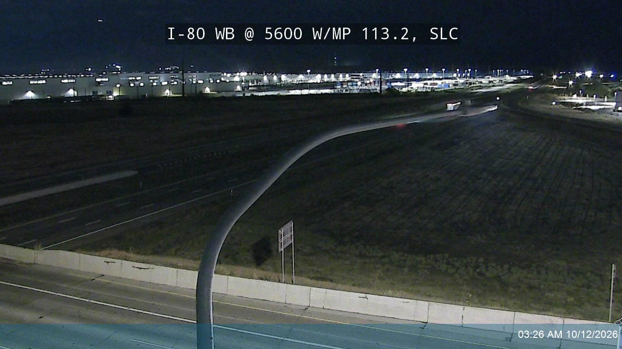I-80 WB @ 5600 W / SR-172 / MP 113.2, SLC
