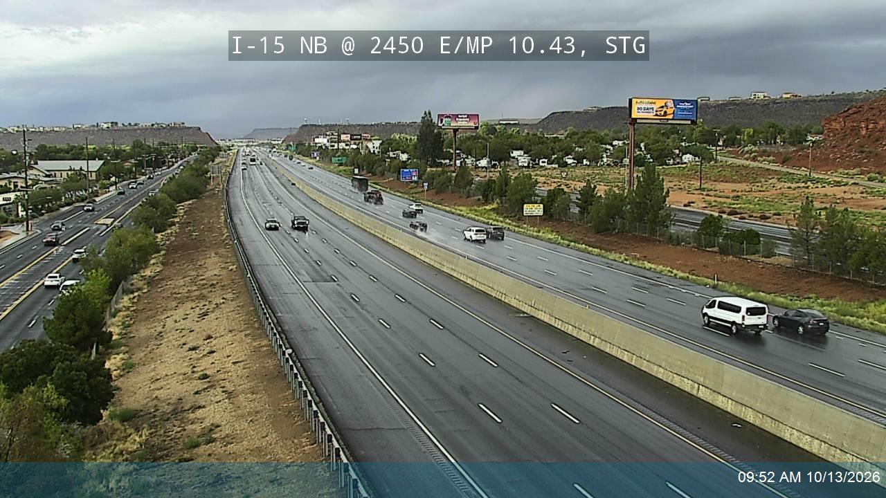I-15 NB @ 2450 E / MP 10.43, STG